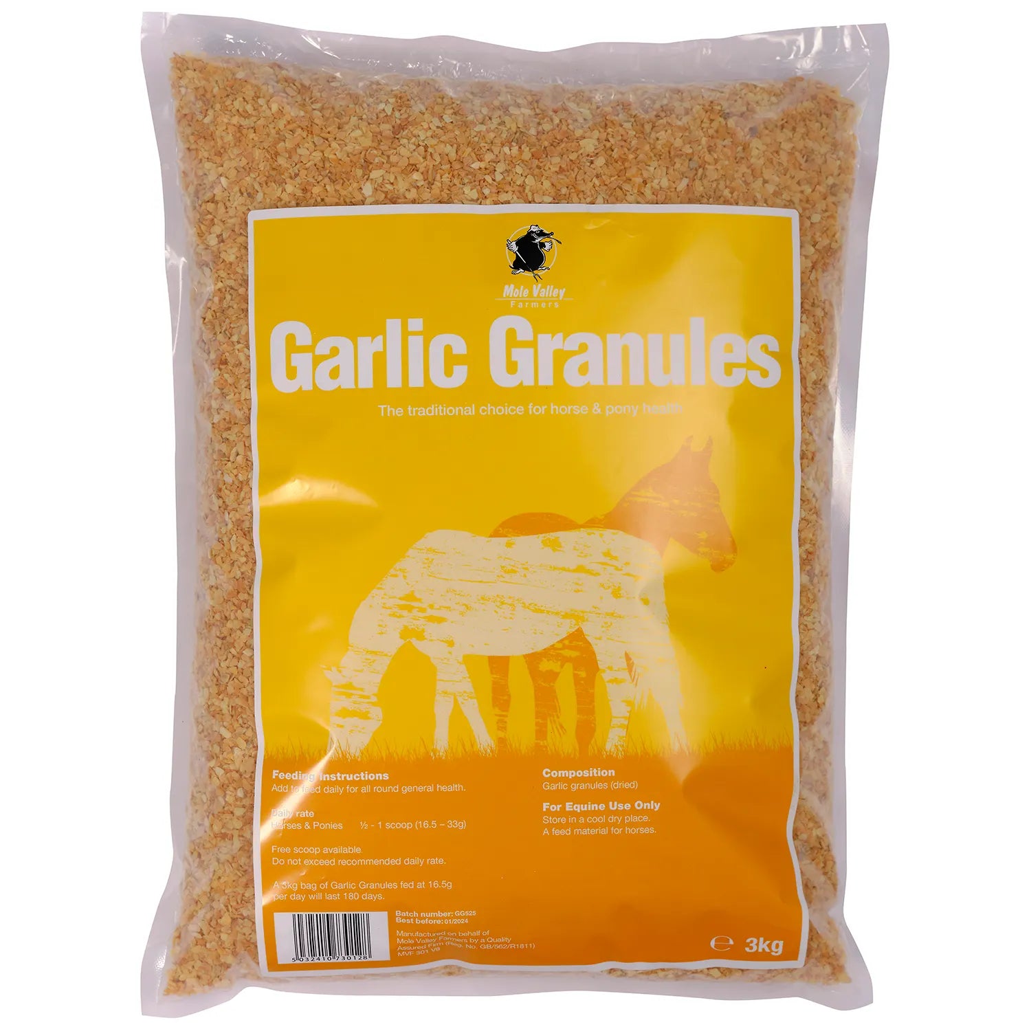 MVF Garlic Granules - 3kg