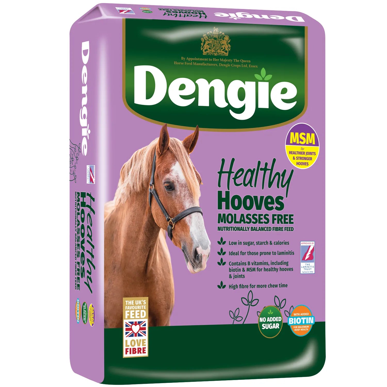 Dengie Healthy Hooves Molasses Free - 20kg