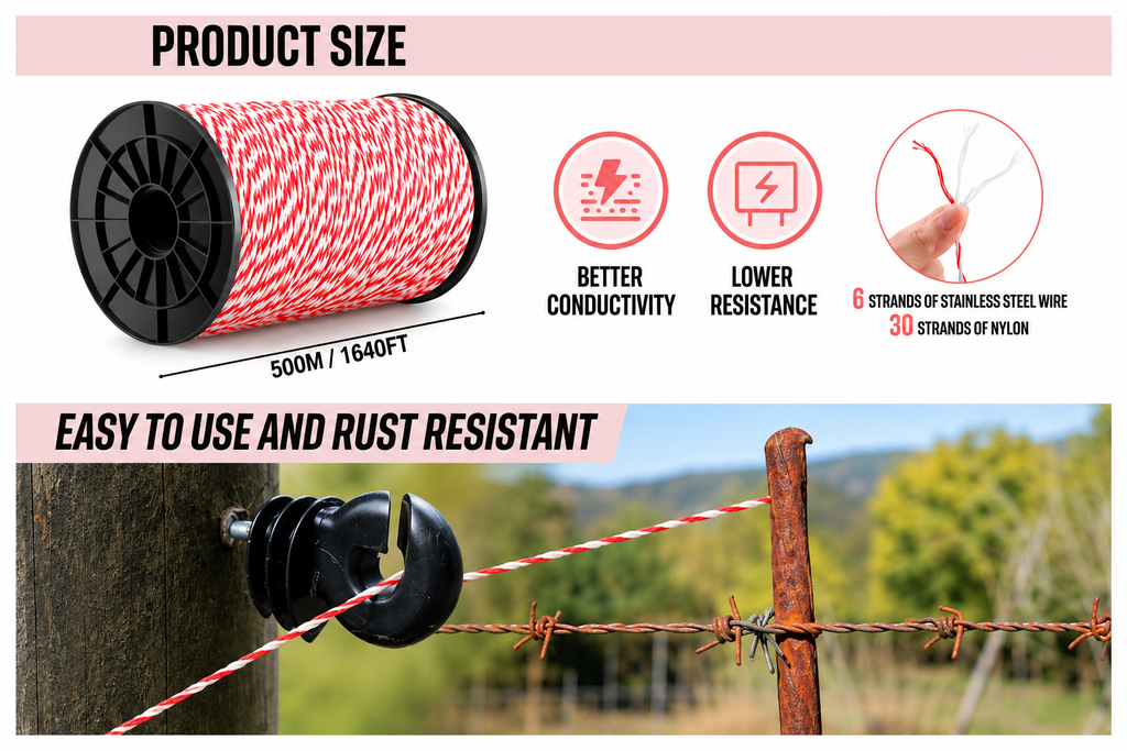Electric Fence Polywire