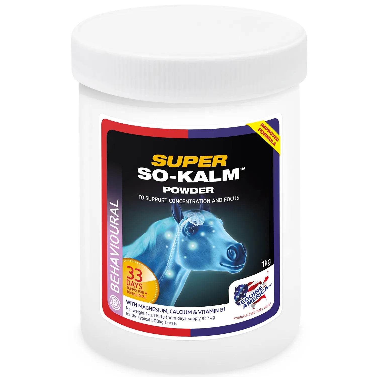 Equine America So-Kalm Plus Powder - 1kg