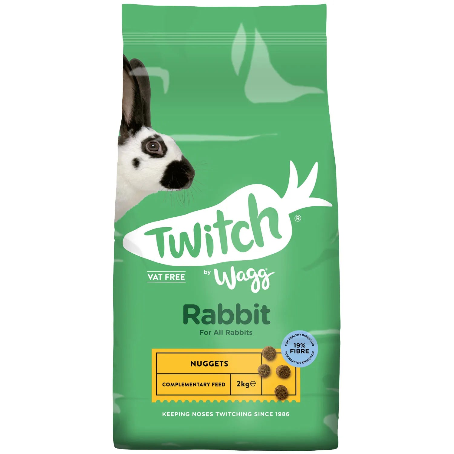 Wagg Twitch Rabbit Food - 10kg