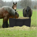 Black hay bale storage bag